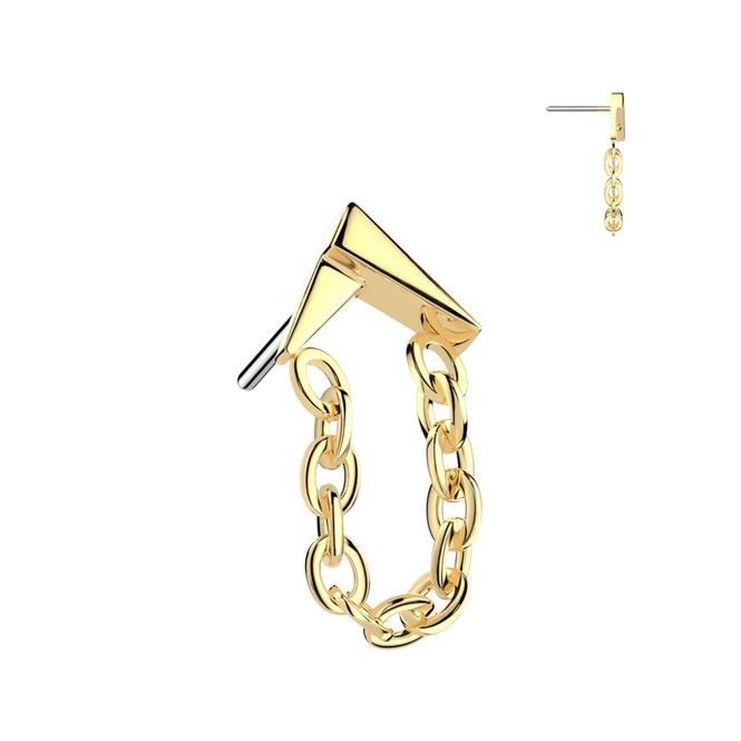 Hovedbillede Vera Chain Push-fit Gold