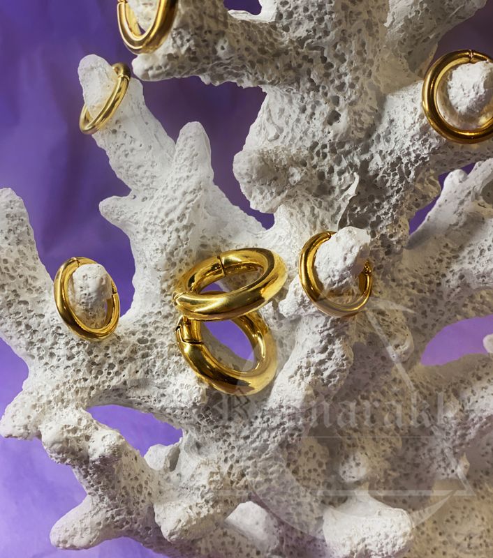 Ursula Hinged Segment Ring Gold