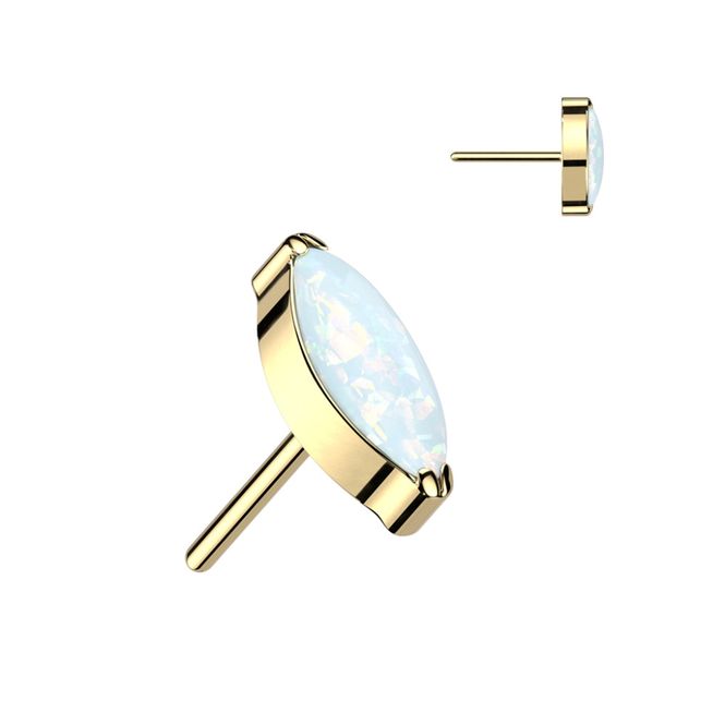 Hovedbillede Danielle Push-fit Gold Opal ...