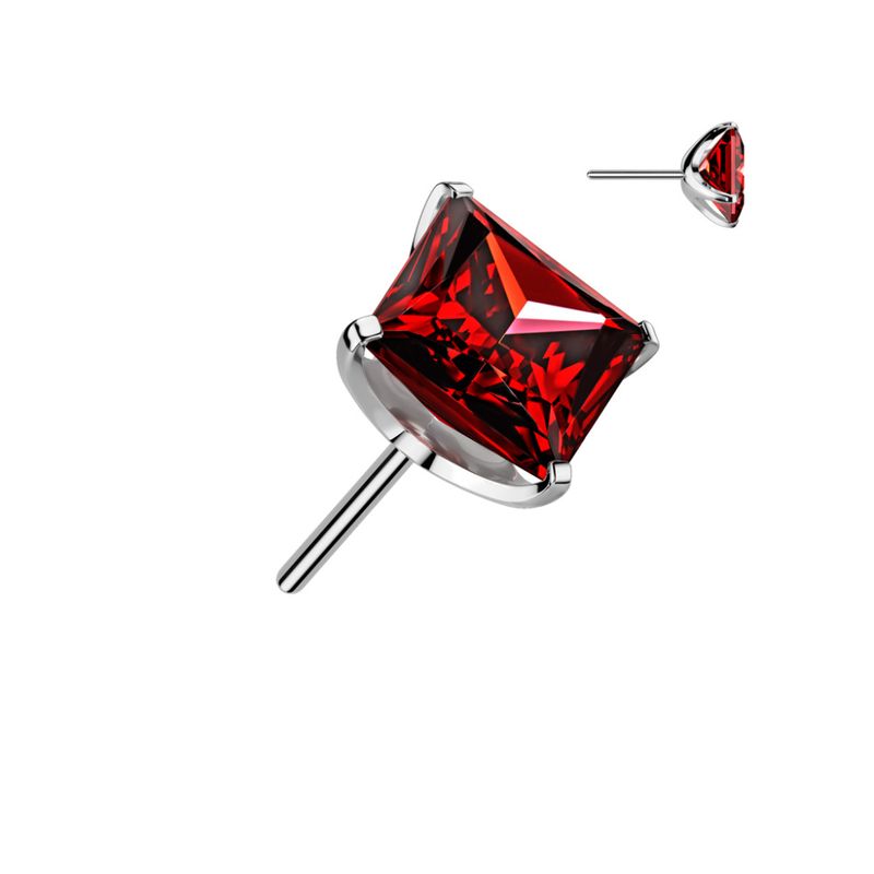 Eva Square Push-fit Ruby Red