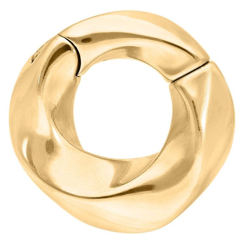 Chunky Twisted Ear Weights Gold