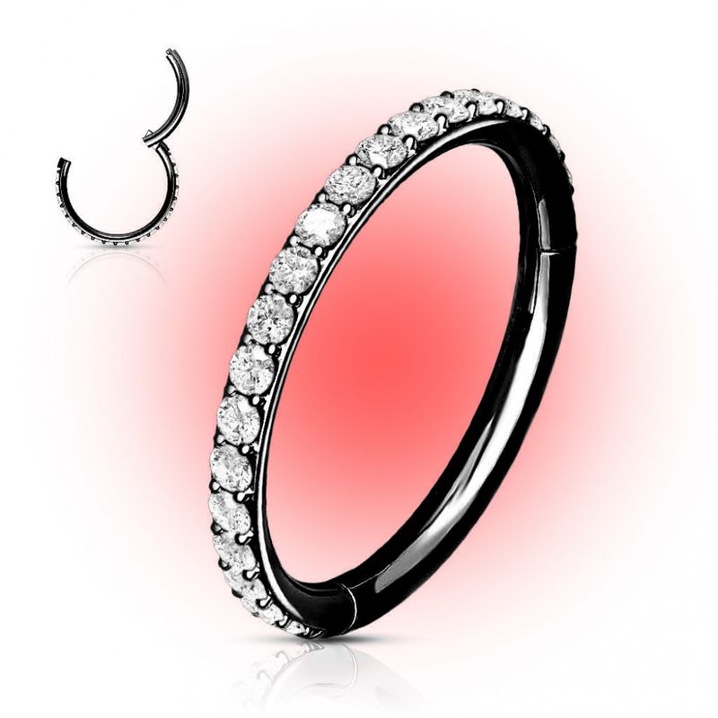 Embla Hinged Segment Ring Black