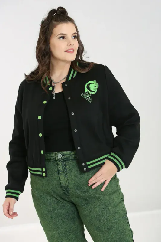 Samara Jacket Black & Green