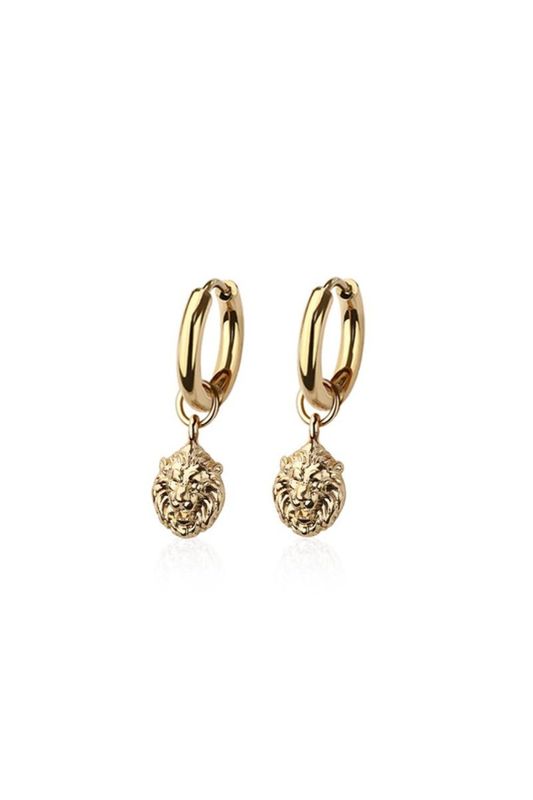 Little Lion Hoops Gold