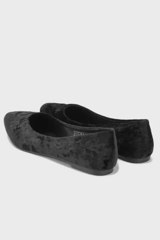 Lunanite Velvet Flats