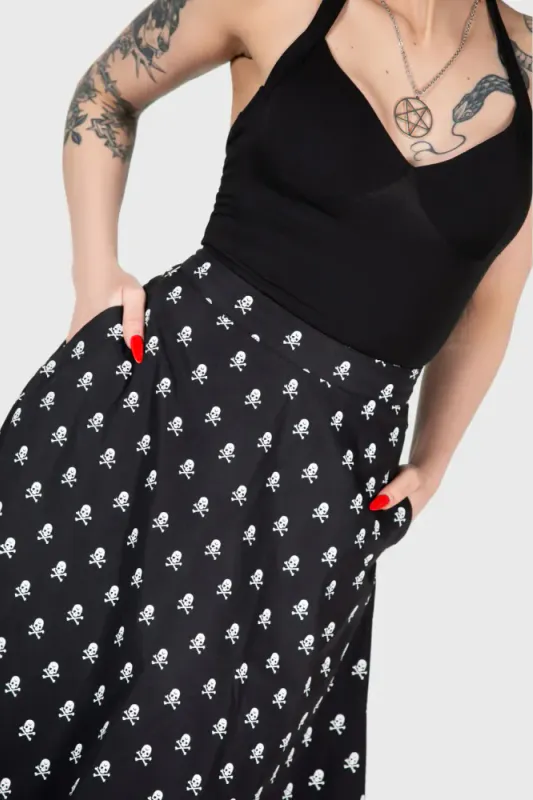 Lay Dead Midi Skirt