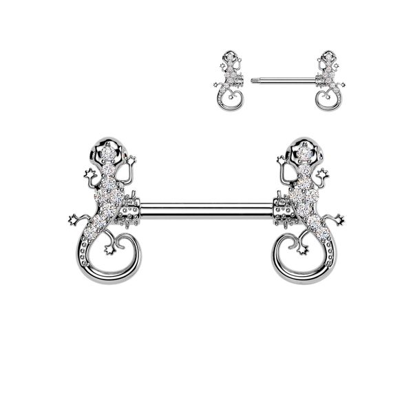 Hovedbilde Crystal Gecko Nipple Bar ...