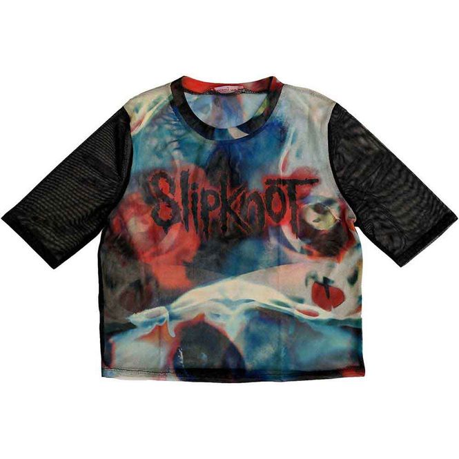Hoofdbeeld Slipknot Mesh Crop Top