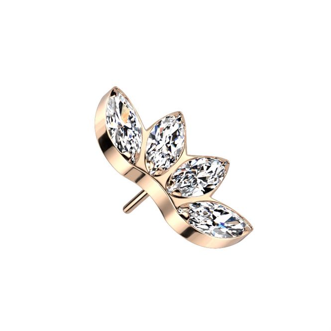 Hovedbillede Danielle Fan Push-fit Rose ...