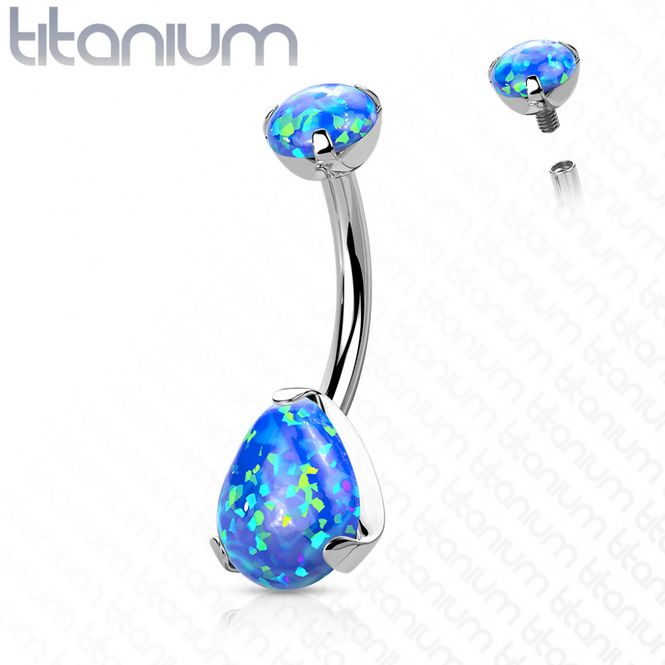 Hoofdbeeld Tear Drop Titanium Internally ...