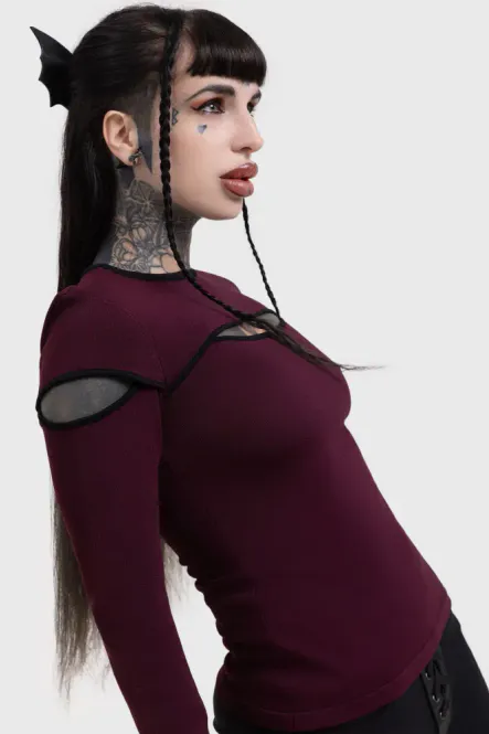 Hoofdbeeld Abyssal Elegy Knitted Top