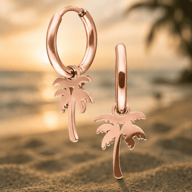Main Image Little Palm Hoops Gold