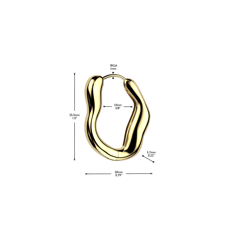 Flow Hoops Earrings 