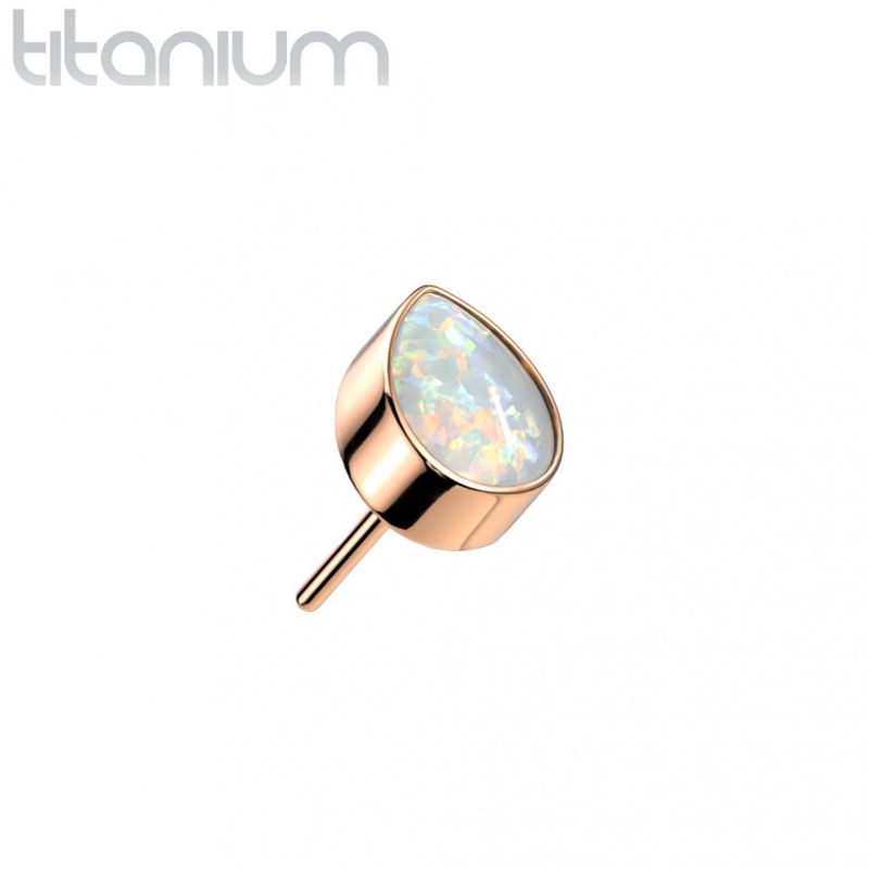 Tears of the Sun Push-fit Rose Gold Opal White