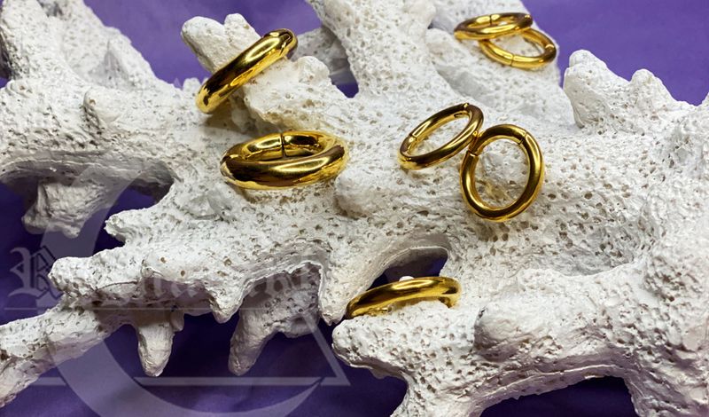 Ursula Hinged Segment Ring Gold