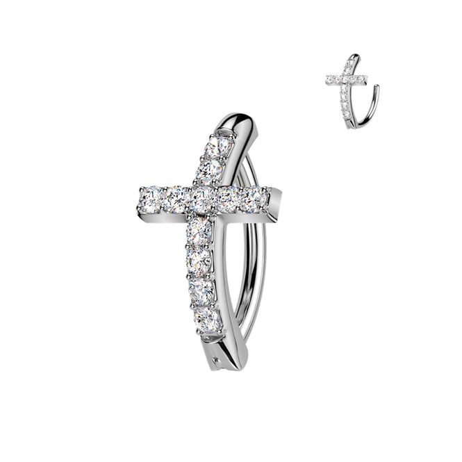 Hovedbilde Sylvia Cross Belly Ring 