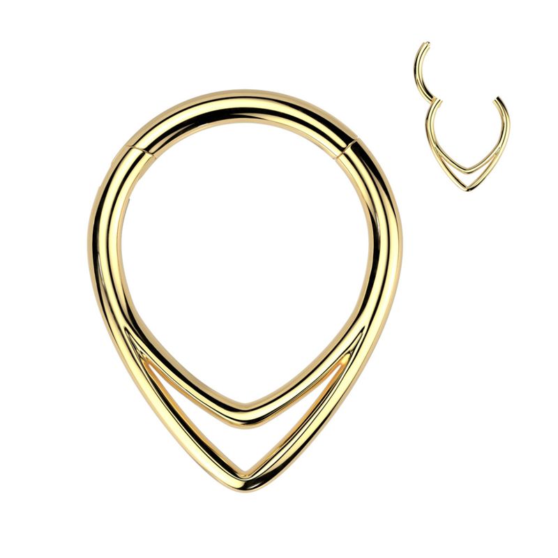 Alva Hinged Ring Gold