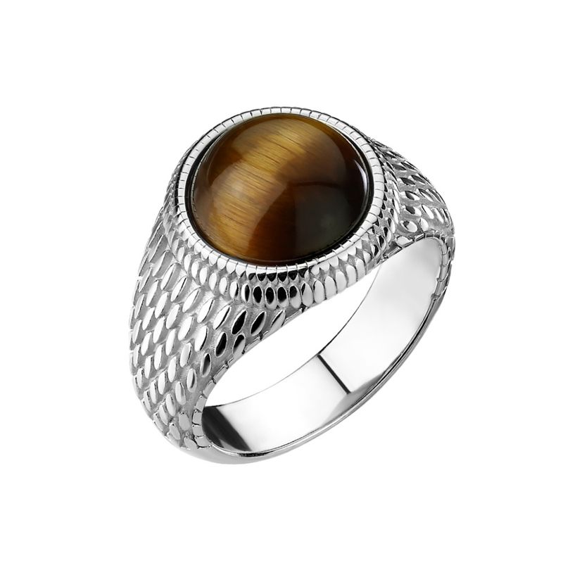 Tiger Eye Stone Ring