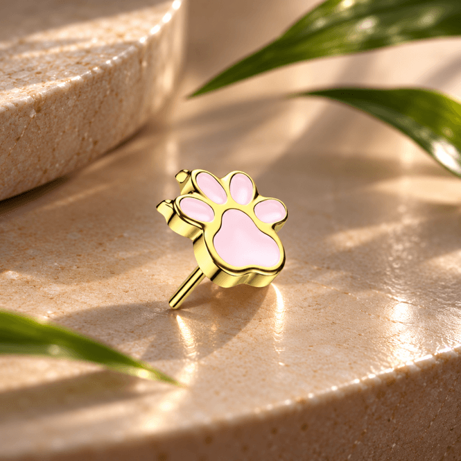 Hovedbilde Panda Paw Push-fit Pink Gold