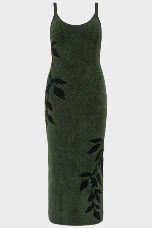 Grim Ferns Midi Dress