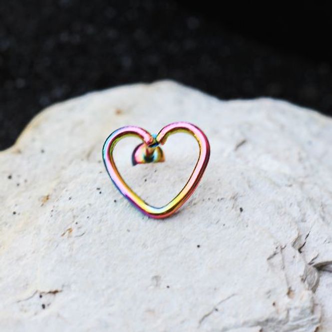 Hoofdbeeld Love Heart Barbell Rainbow