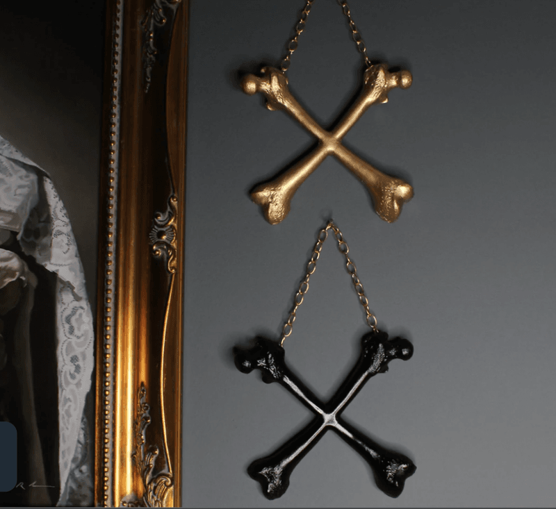 Crossbones Gothic Wall Decor