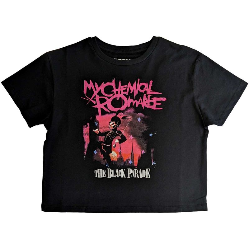 My Chemical Romance Crop Top Pink