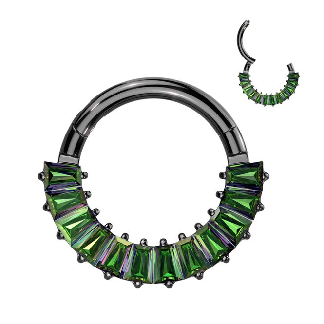Hovedbilde Ravens Hinged Ring Black ...