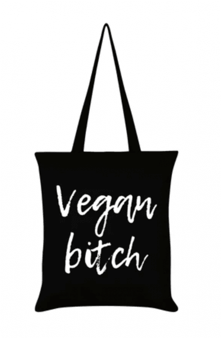 Hovedbilde Vegan Bitch Black Tote Bag