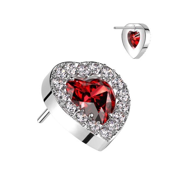 Hovedbilde Aleah Heart Push-fit Red