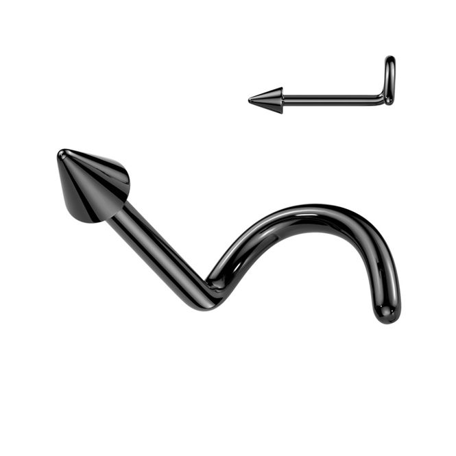 Main Image Nose Screw Spike Black