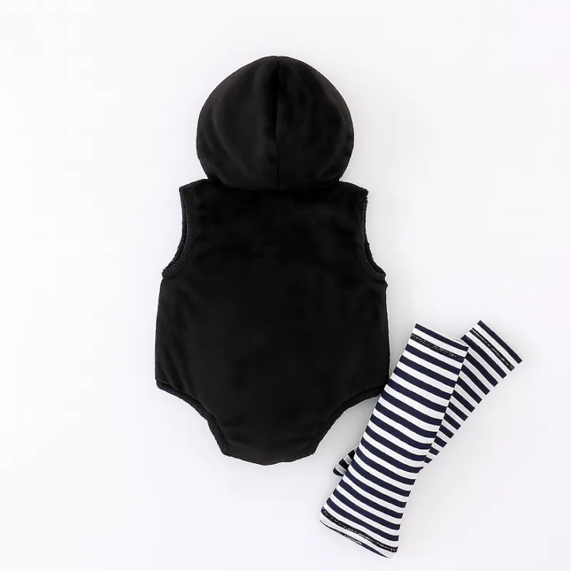 Skeleton Baby Hooded 3-PIece  Set