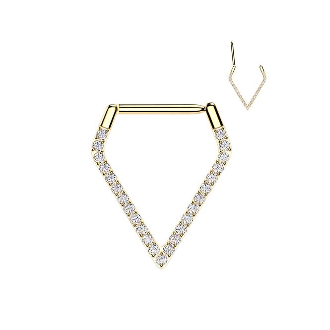 Hovedbillede Zelda Zoe Hinged Ring Gold ...