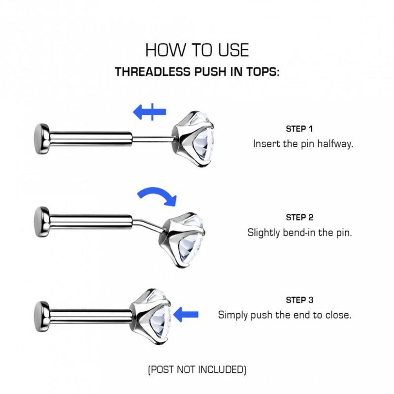 Danielle Fan Chain Push-fit Gold Clear