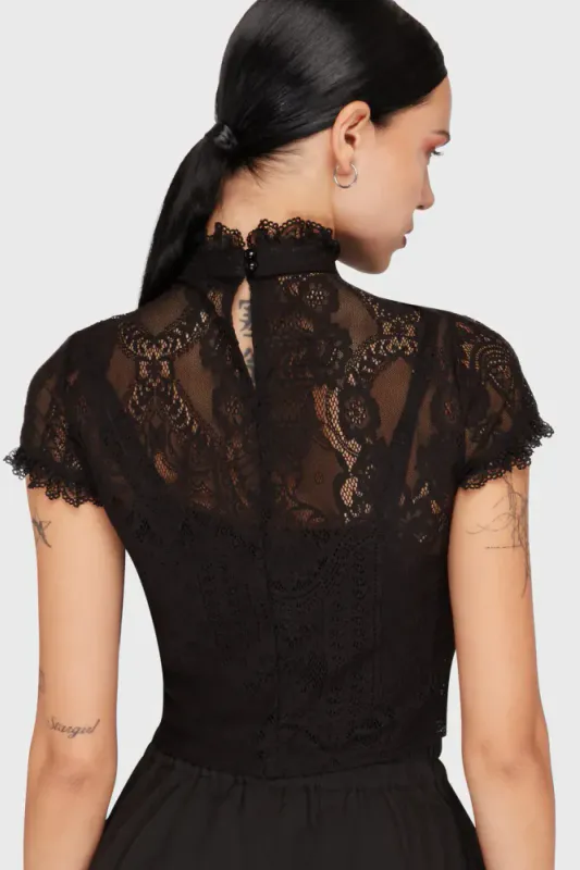 Ava Lace Crop Top
