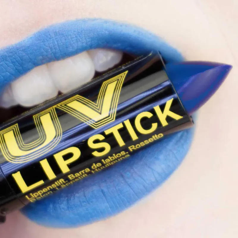 Electric Blue Lipstick Neon