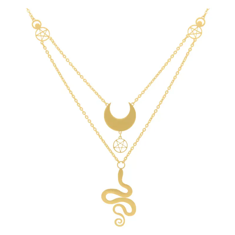 Damnation of Eden Necklace Gold