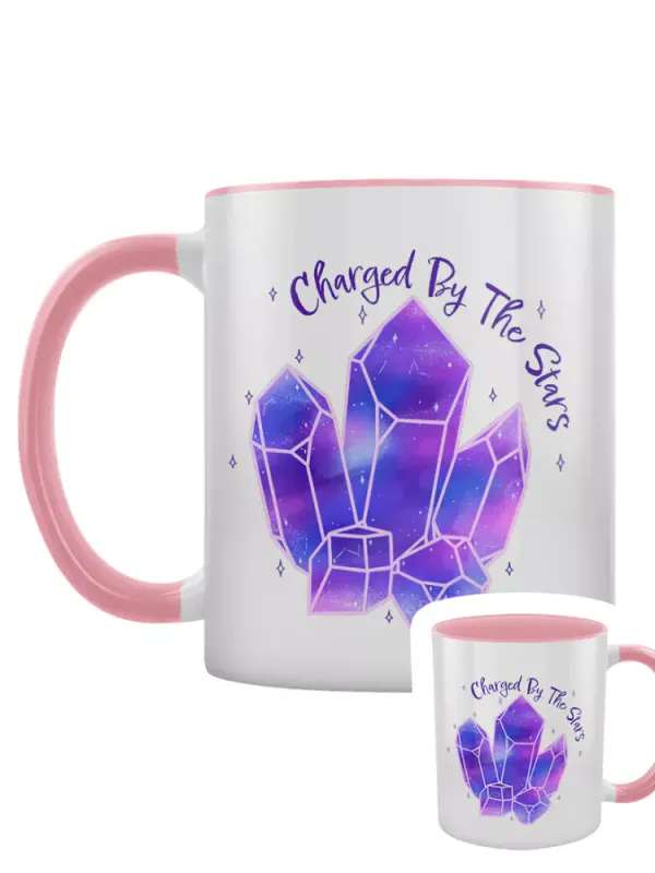 Charged By The Stars Pink Inner 2-Tone Mug
