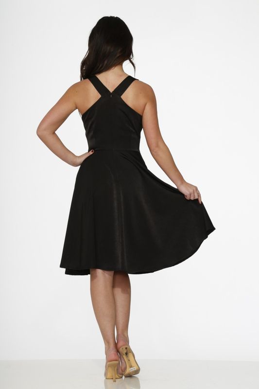 Betsy Black Swing Dress 