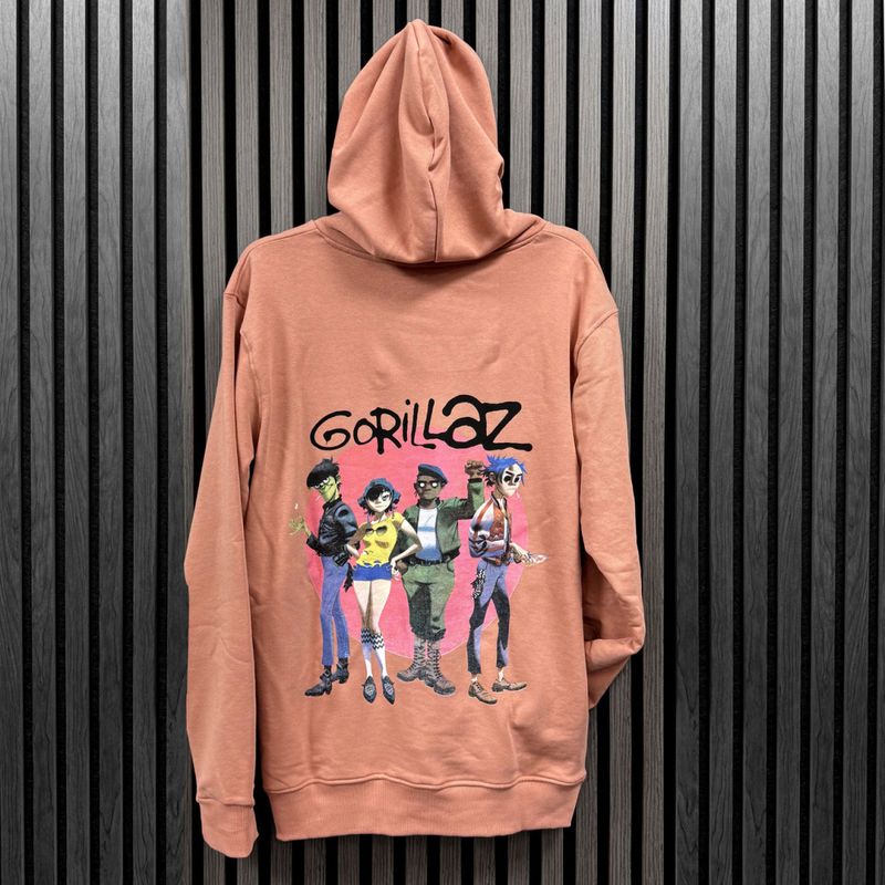Gorillaz Hoodie Peach
