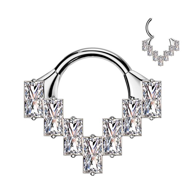 Hovedbillede Zoie Hinged Ring Clear