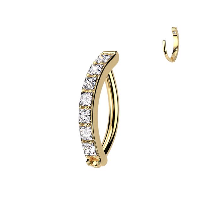 Hovedbillede Sylvia Lynx Hinged Ring Gold ...