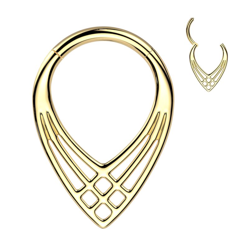 Alva x Hinged Ring Gold