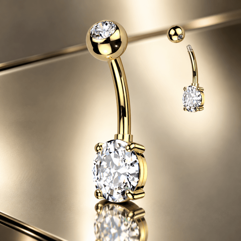 Thea Titanium Belly Ring 
