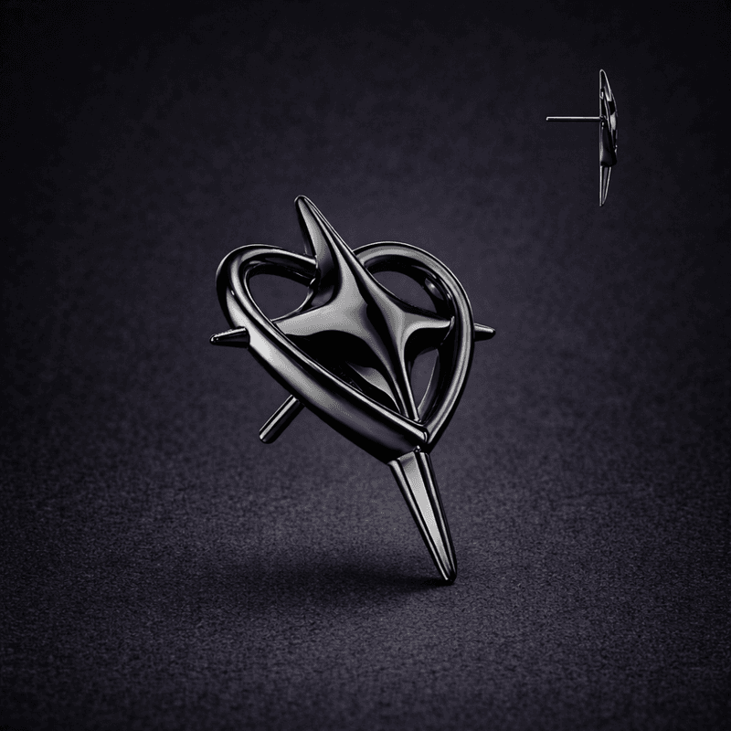 Big Blackthorn Heart Push-fit
