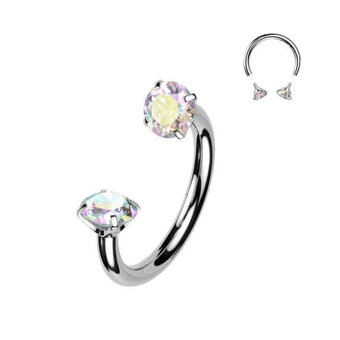 Hovedbilde Ella Circular Barbell  Aurora